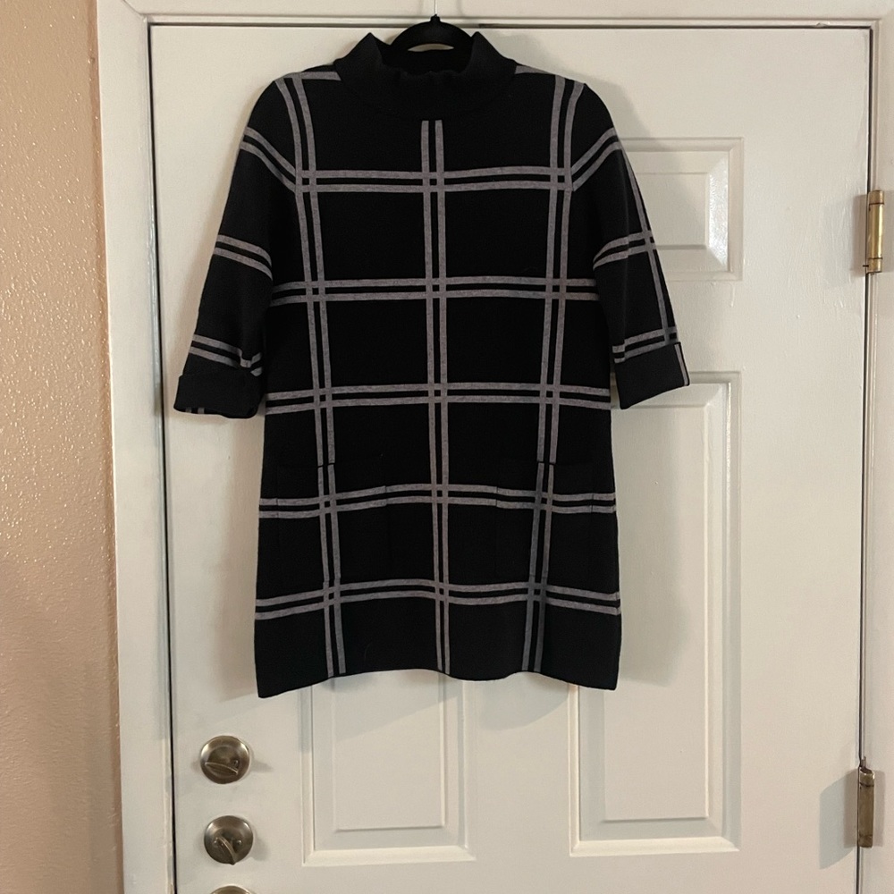BACI Window Pane Dress